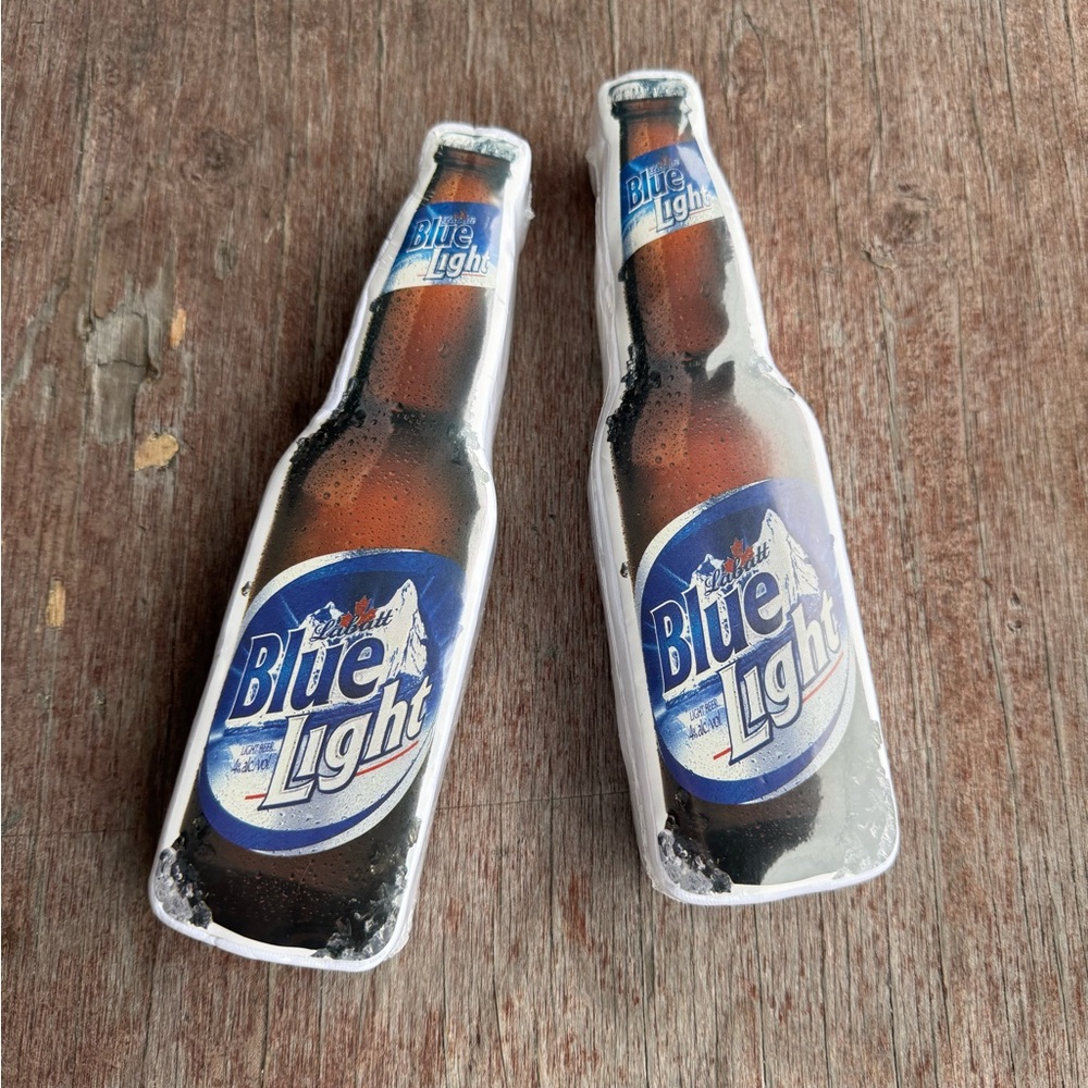 Vintage Compressed Labatt Blue Beer T-Shirts / Lot Of 2 / New